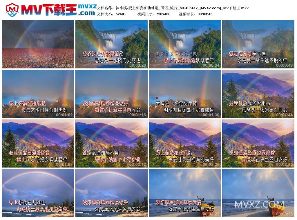 沐小溪-爱上你我在劫难逃_国语_流行_MD403412